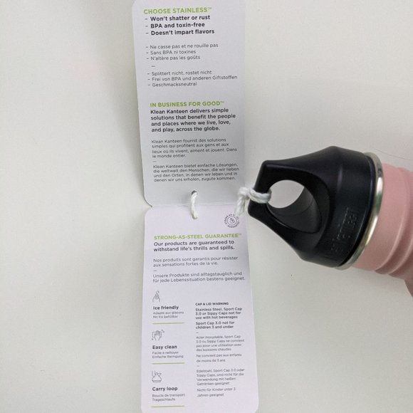 Klean Kanteen + PINK Water Bottle - Picture 7 of 9